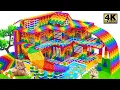 Download Lagu Verbazingwekkende tevredenheid met magneetballen Bouw villa met zwembad en waterglijbaan vanaf het