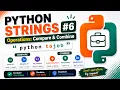 Python String Operations - in Comparison Concatenation Loops Tables