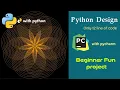 How I Made This Beautiful Design Using Python Turn Code into Art Beginner Python Project