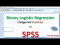 Binary logistic regression with categorical predictor in SPSS