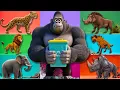 Lagu Safari Animal Sounds Song | Nursery Rhyme for Kids - Learn Animal Names and Sounds