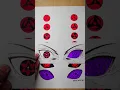 how to draw Sharingan eyes #drawing #naruto
