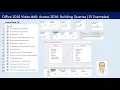 Office 2016 Access 2016 Building Queries in Access 15 Examples