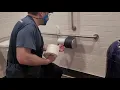 Cintas toilet paper dispenser Refill Reload Life Hack without black Key
