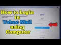 How to login in Yahoo Mail using Computer