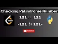 Checking Palindrome Number LeetCode Python program