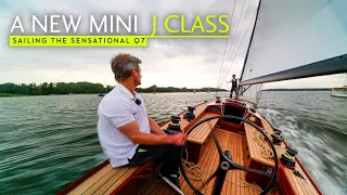 Stunning! Meet the mini J Class. Exclusive sail aboard this Spirit Yachts-built Q7 sensation