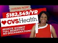 CVS HEALTH IS HIRING REMOTE JOB LEADERSHIP POSITION FULL BENEFITS