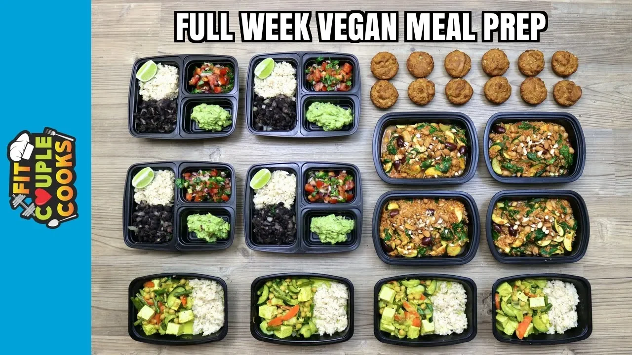 FULL WEEK VEGAN MEAL PREP ($6/Day) How to Meal Prep - Ep. 71