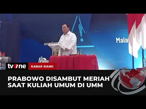 Prabowo Subianto Hadiri Kuliah Umum di UMM