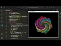 Draw Spiral Animation Pattern using Python Turtle Colorful Turtle Graphics Art geekbyte01