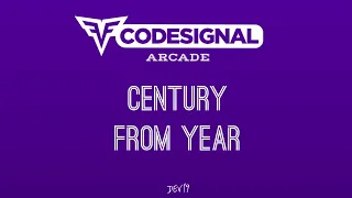 Century From Year Codesignal Solutions