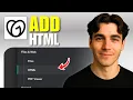 How To Add HTML Code To GoDaddy Website Builder Tutorial 2026