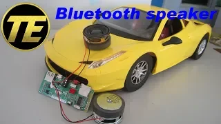 Download DIY Car Bluetooth Speaker - Ferrari 458 MP3