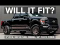 33 Tires With 20X10 Wheels On a 2022 Ford F-150 With a 2 Leveling Kit Will it Fit