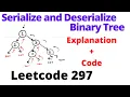 Serialize and Deserialize Binary Tree leetcode 297 Hindi