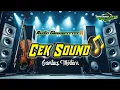 CEK SOUND Gambus Instrument Lagu Qosidah - BJA audio - Latansa Sabila 