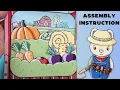 How to Assemble Mimi the Bunny s Farm DIY Printable Paper Doll Book Tutorial