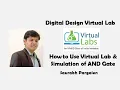 How to use Virtual Lab and Simulate AND Basic Gate