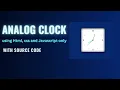 Analog Clock using Html CSS JavaScript