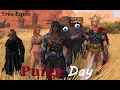 Fighting off an army of CRESTED LACERTA Conan Exiles Isle of Siptah