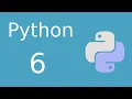 Learning Python 6 Input and Output