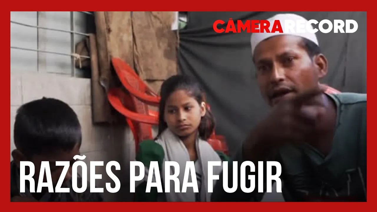 Refugiados falam sobre o motivo de terem fugido para Bangladesh