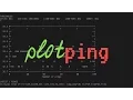 plotping ping with graph gnuplot in background process