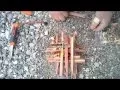 Building a fire with an AOD Fire Foil