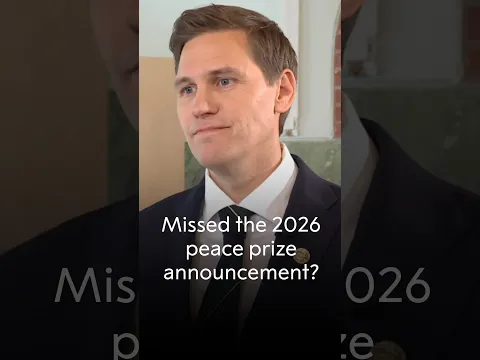The 2026 peace prize: Did you miss the announcement? #nobelprize