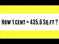How 1 cent 435 6 Sq ft