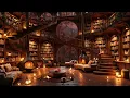 Download Lagu Autumn Night Library Jazz Ambience 🌙 Cozy Sofas, Books \u0026 Fireplace Jazz Relaxation