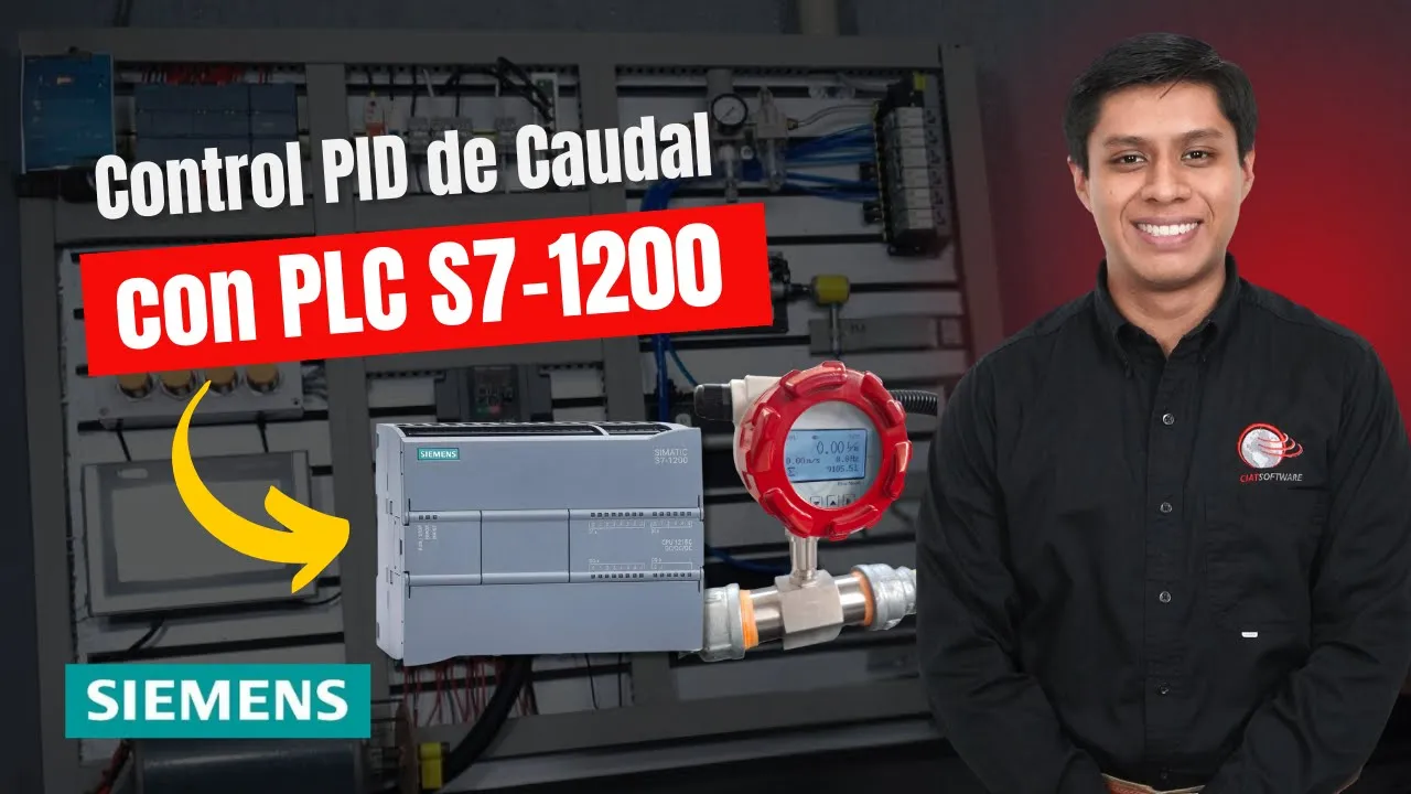 Control PID de Caudal con PLC S7-1200 | Sintonización Fine Tuning en TIA Portal