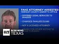 Man arrested in Tarrant County accused of posing as attorney
