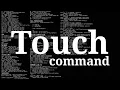 Linux touch Command Tutorial Create Empty Files Update Timestamps
