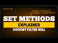 Goodbye Filter Hell Set Methods Explained