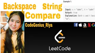 Backspace String Compare Leetcode 844 Strings Stack