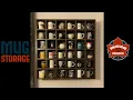 Custom Mug Cubby Shelf