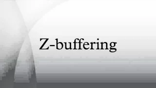 Z-buffering