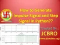 How to Generate Basic Signals Step Impulse in Python