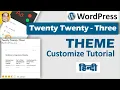 How to customize twenty twenty three wordpres theme tutorial Twenty twenty theme customize Hindi
