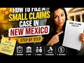 How to file a small claims case in New Mexico step by step