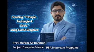 Python Turtle Graphics Tutorial Draw Rectangle Triangle Circle