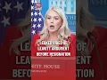 Leaked of Leavitt s tense Trump talk before quitting