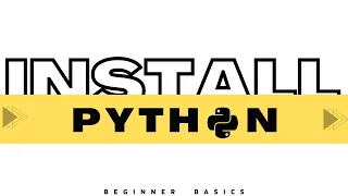 Installing Python in Windows Windows 10 11 Python Programming Language 2024