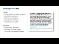 Create an Accurate Rolling Forecast Process