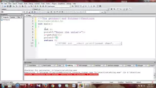 C Programming Tutorial Bangla-40 -getchar function and putchar function