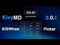 iOS Liquid Glass Wheel Pickers