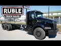 Blacked-Out Mack Cab Chassis Hook-Lift or Cable Roll-Off Ready Ruble Truck Sales