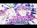 Lagu Trying out NEW Acrylic Markers! | Arrtx!✨